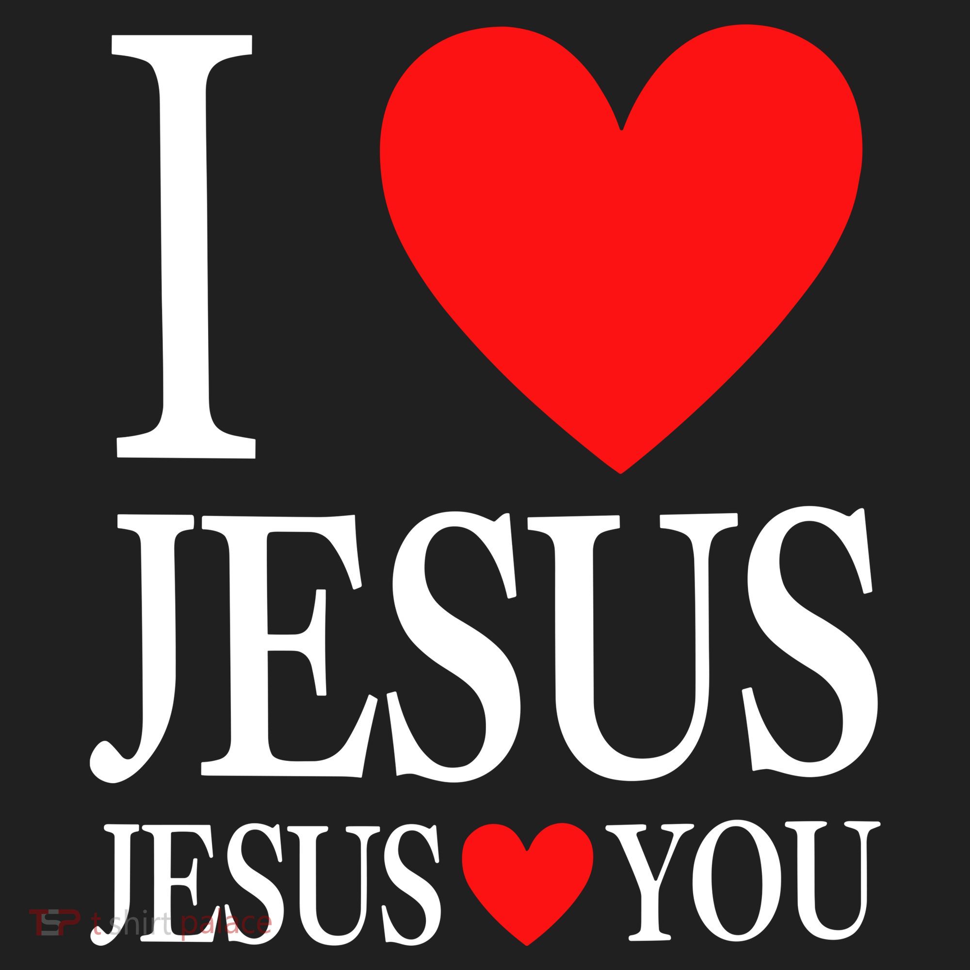 I Love Jesus Jesus Loves You Golf Towel