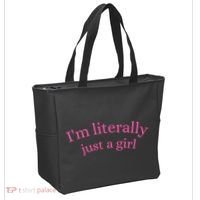 IM Literally Just A Girl Tote Bag thumb 2
