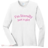 IM Literally Just A Girl Women's Long Sleeve Shirt thumb 0
