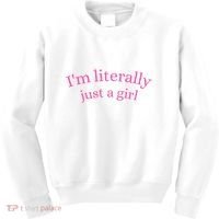 IM Literally Just A Girl Kids Sweatshirt thumb 0