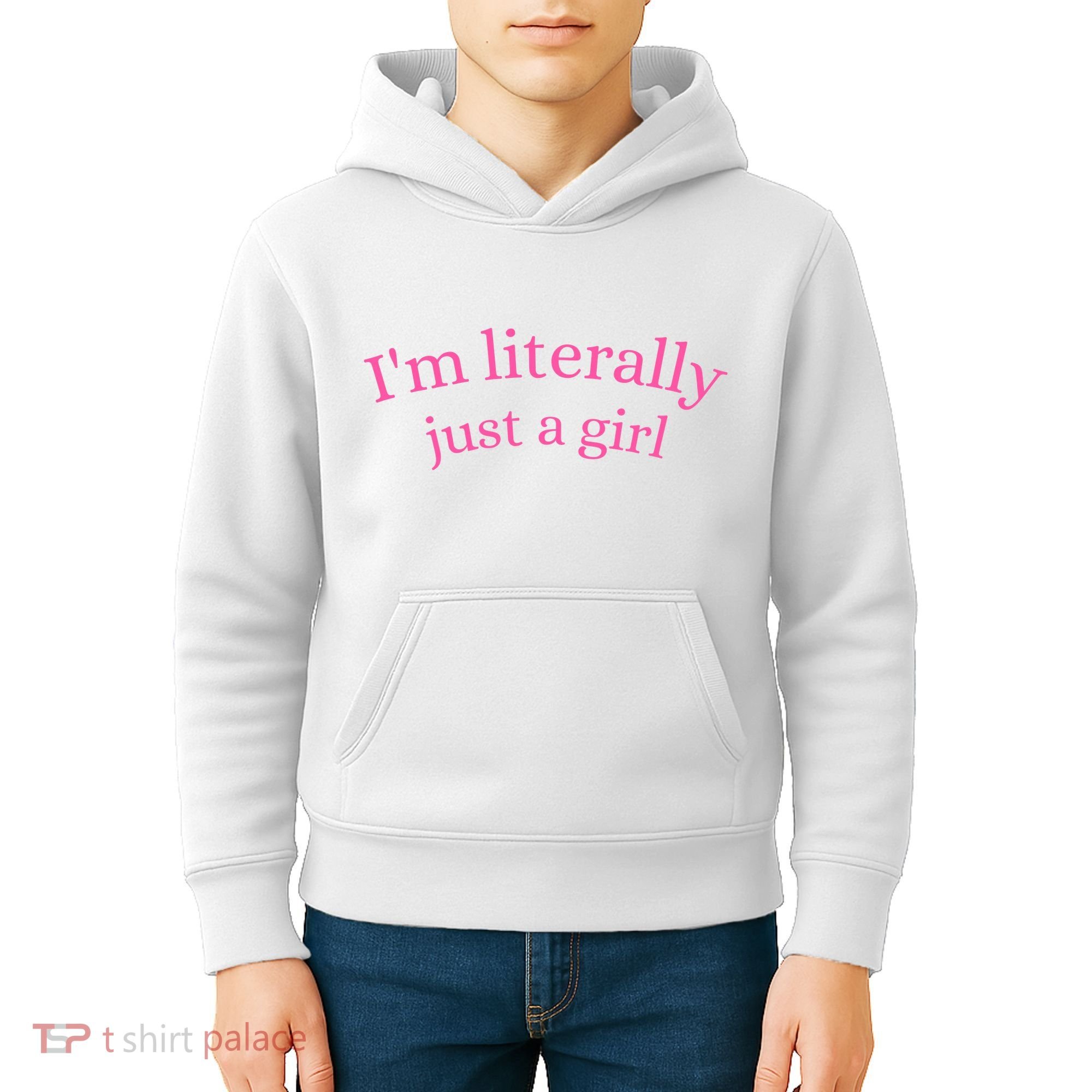 IM Literally Just A Girl Kids Hoodie