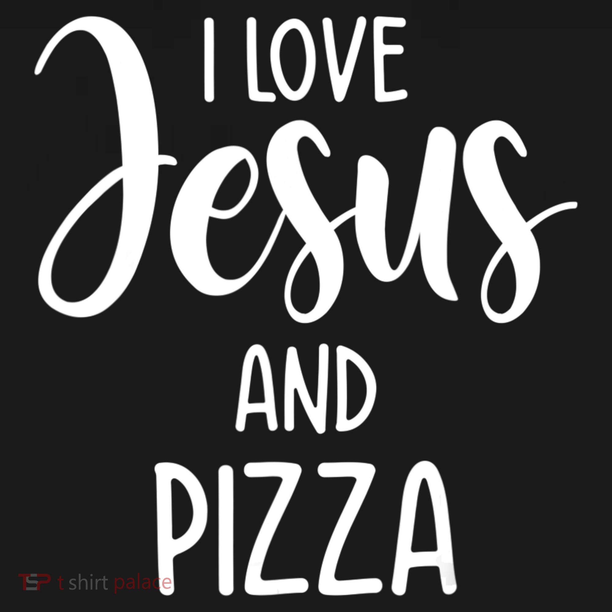 I Love Jesus And Pizza Italian Food Pizza Lover Eating Pizza Women's Tank Top