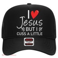 I Love Jesus But I Cuss A Little Christian Hat thumb 0