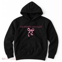 IM Literally Just A Girl Sad Hamster Hoodie thumb 0