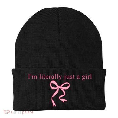 IM Literally Just A Girl Sad Hamster Beanie