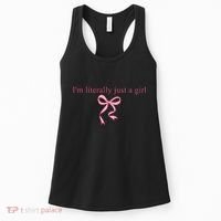 IM Literally Just A Girl Sad Hamster Women's Tank Top thumb 0