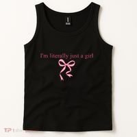 IM Literally Just A Girl Sad Hamster Tank Top thumb 2