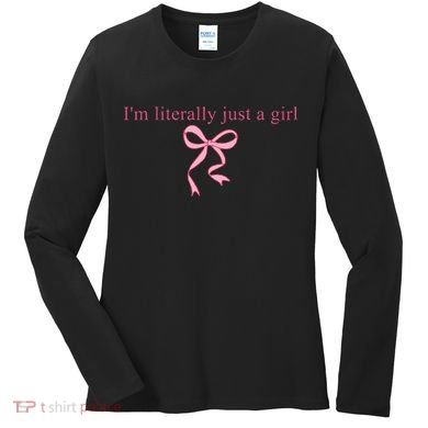 IM Literally Just A Girl Sad Hamster Women's Long Sleeve Shirt