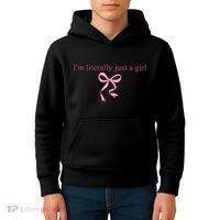 IM Literally Just A Girl Sad Hamster Kids Hoodie thumb 4
