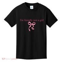 IM Literally Just A Girl Sad Hamster Kids T-Shirt thumb 0