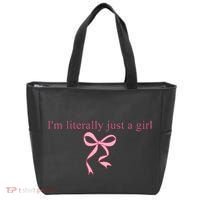 IM Literally Just A Girl Sad Hamster Tote Bag thumb 0