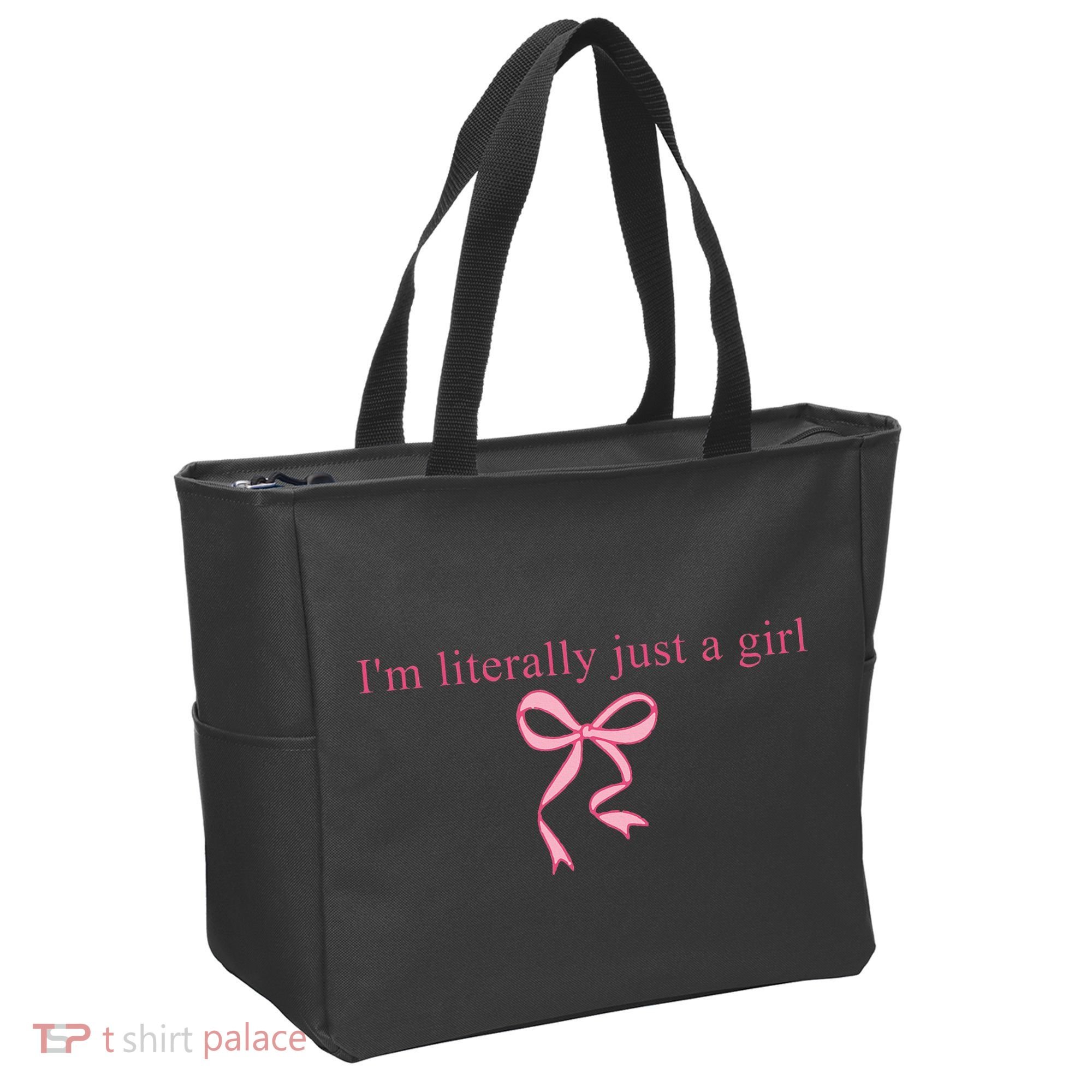 IM Literally Just A Girl Sad Hamster Tote Bag