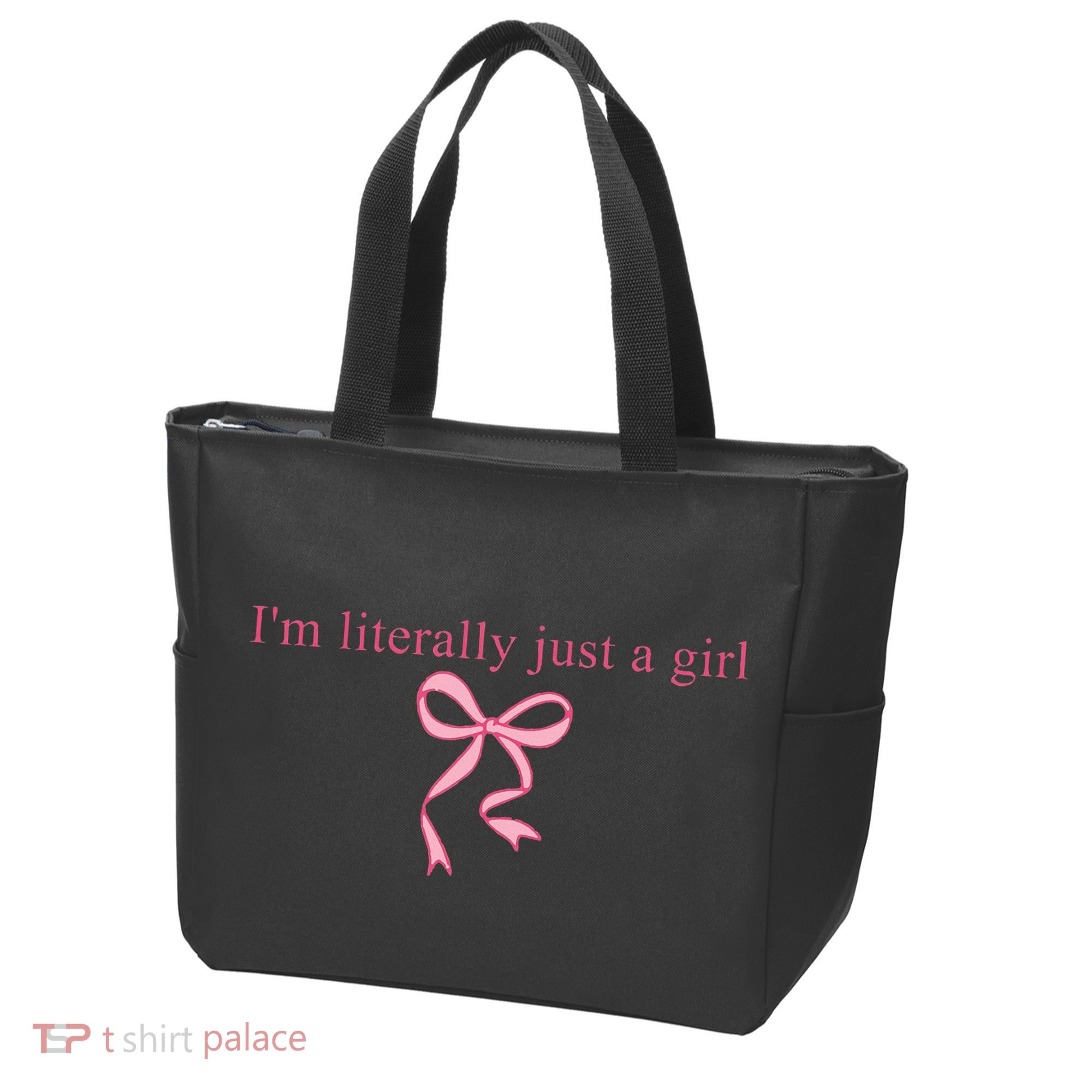IM Literally Just A Girl Sad Hamster Tote Bag