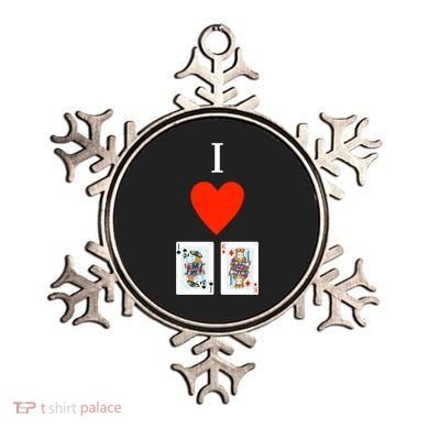I Love Jack King Offsuit Funny Poker Designed Great Gift Ornament