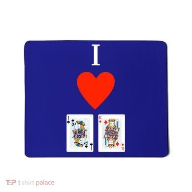 I Love Jack King Offsuit Funny Poker Designed Great Gift Mousepad