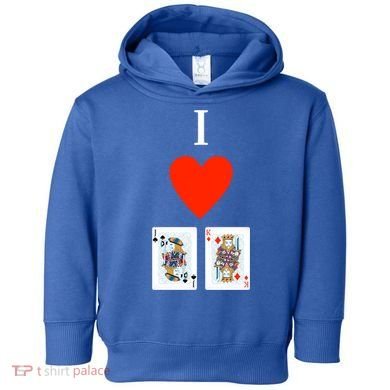 I Love Jack King Offsuit Funny Poker Designed Great Gift Toddler Hoodie