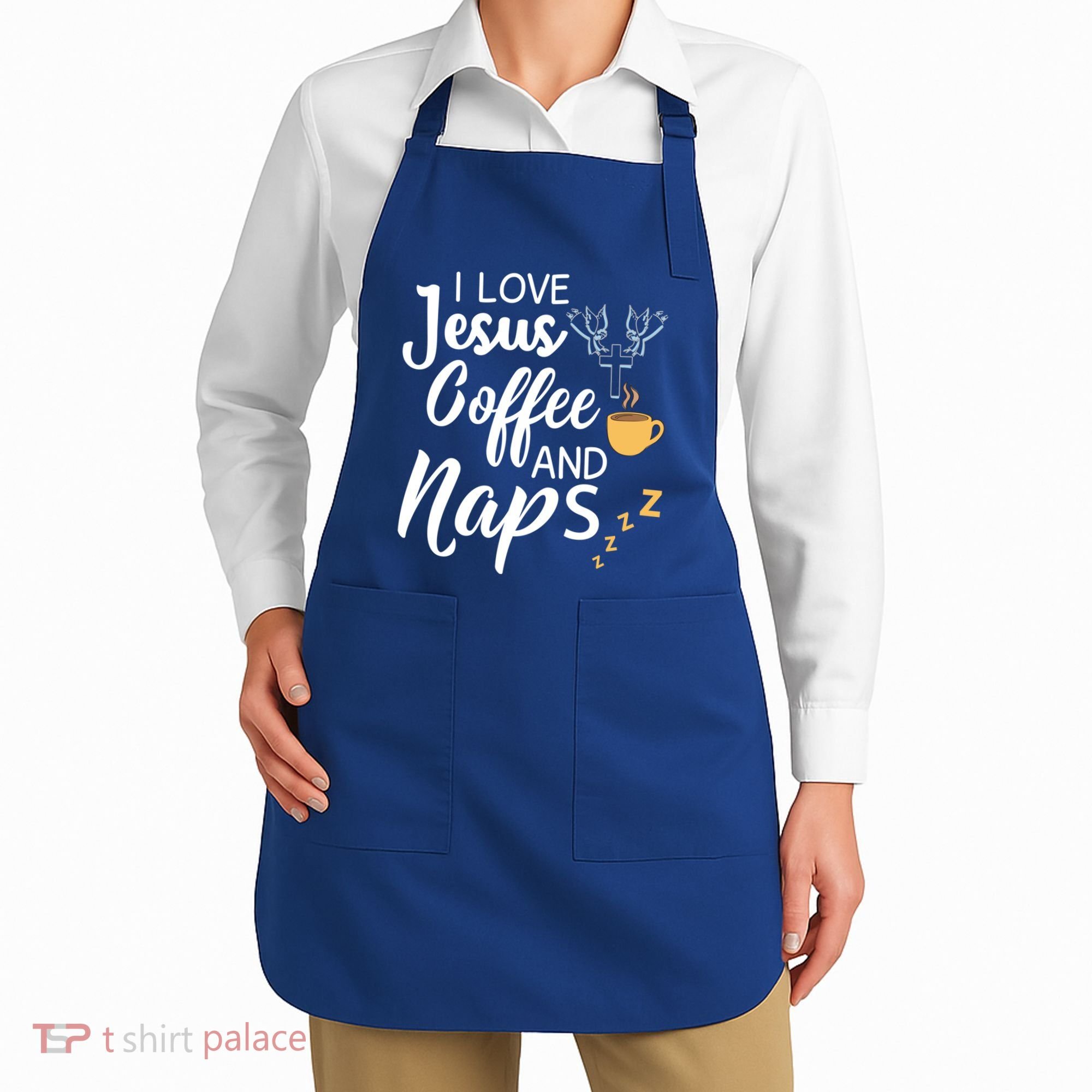 I Love Jesus Coffee And Naps Great Gift Apron