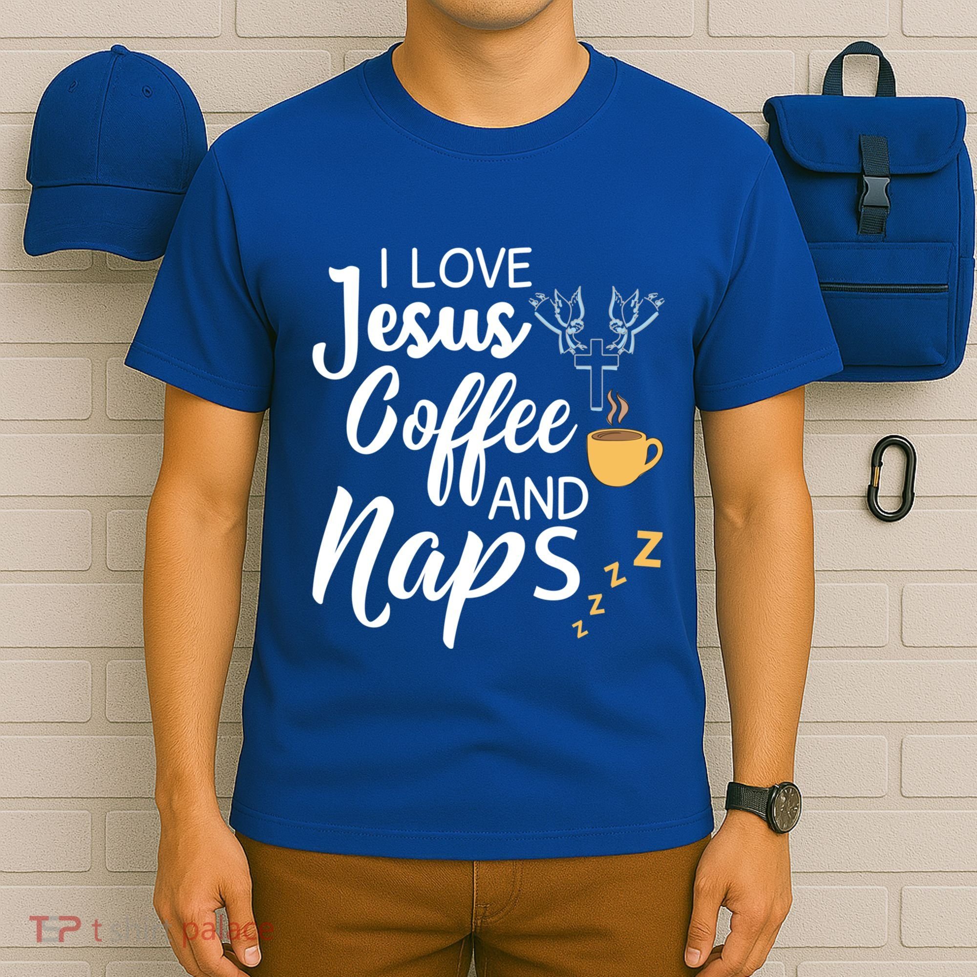 I Love Jesus Coffee And Naps Great Gift T-Shirt