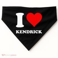 I Love Kendrick USA-Made Doggie Bandana thumb 0