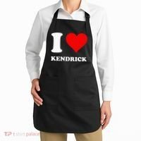 I Love Kendrick Apron thumb 2