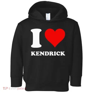 I Love Kendrick Toddler Hoodie