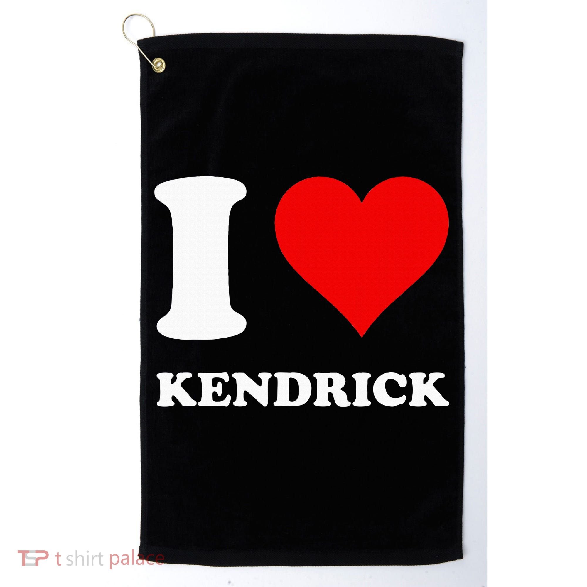I Love Kendrick Golf Towel