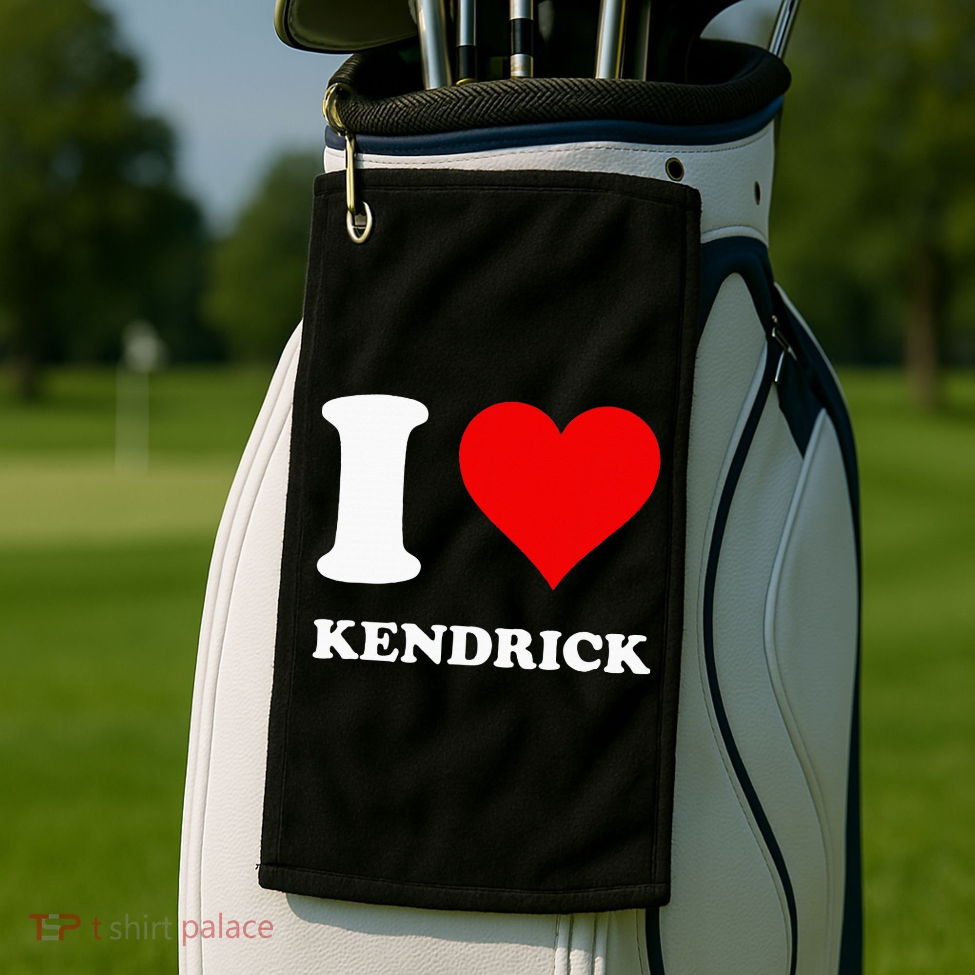 I Love Kendrick Golf Towel