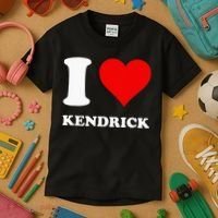 I Love Kendrick Kids T-Shirt thumb 3