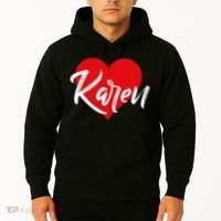 I Love Karen First Name Hoodie thumb 2