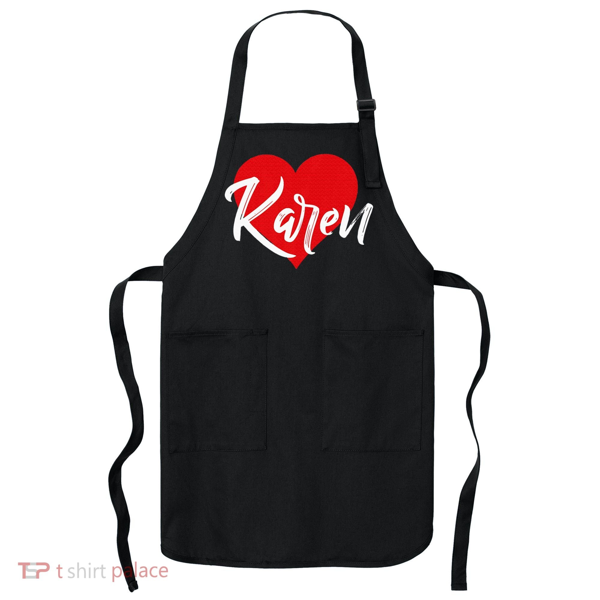 I Love Karen First Name Apron