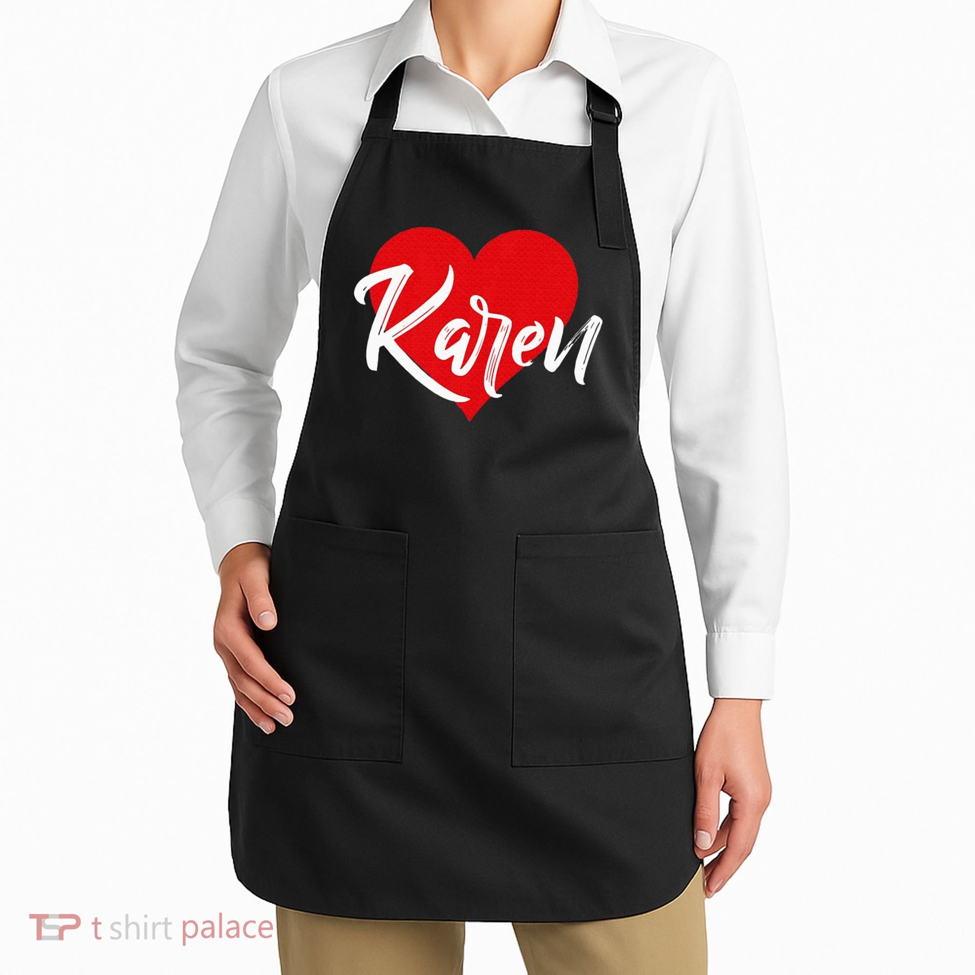 I Love Karen First Name Apron
