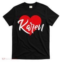I Love Karen First Name T-Shirt thumb 0