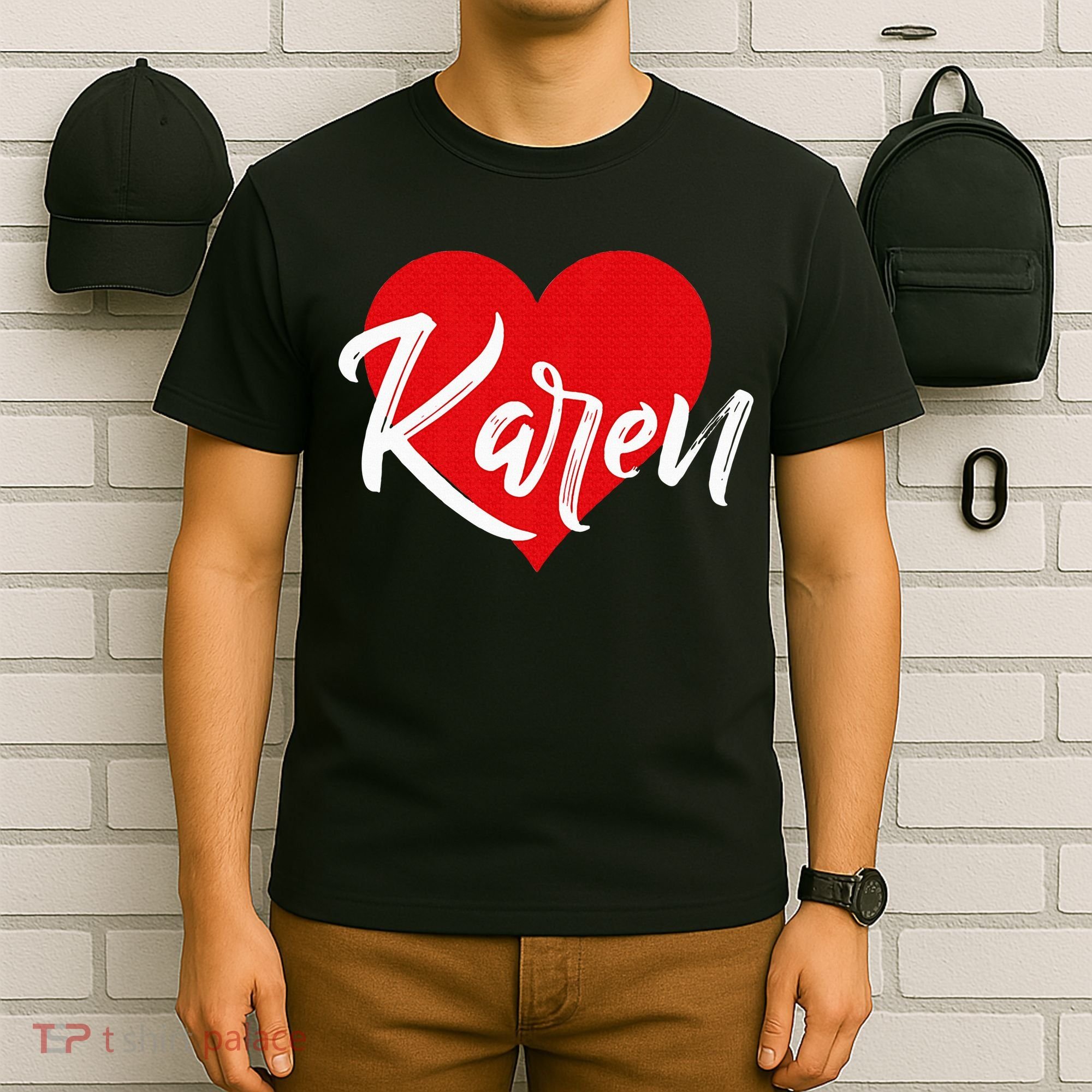 I Love Karen First Name T-Shirt