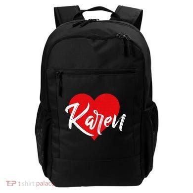 I Love Karen First Name Backpack