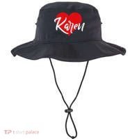 I Love Karen First Name Bucket Hat thumb 0