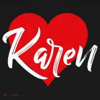 I Love Karen First Name Pajama Set thumb 2