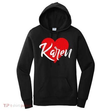 I Love Karen First Name Women's Hoodie
