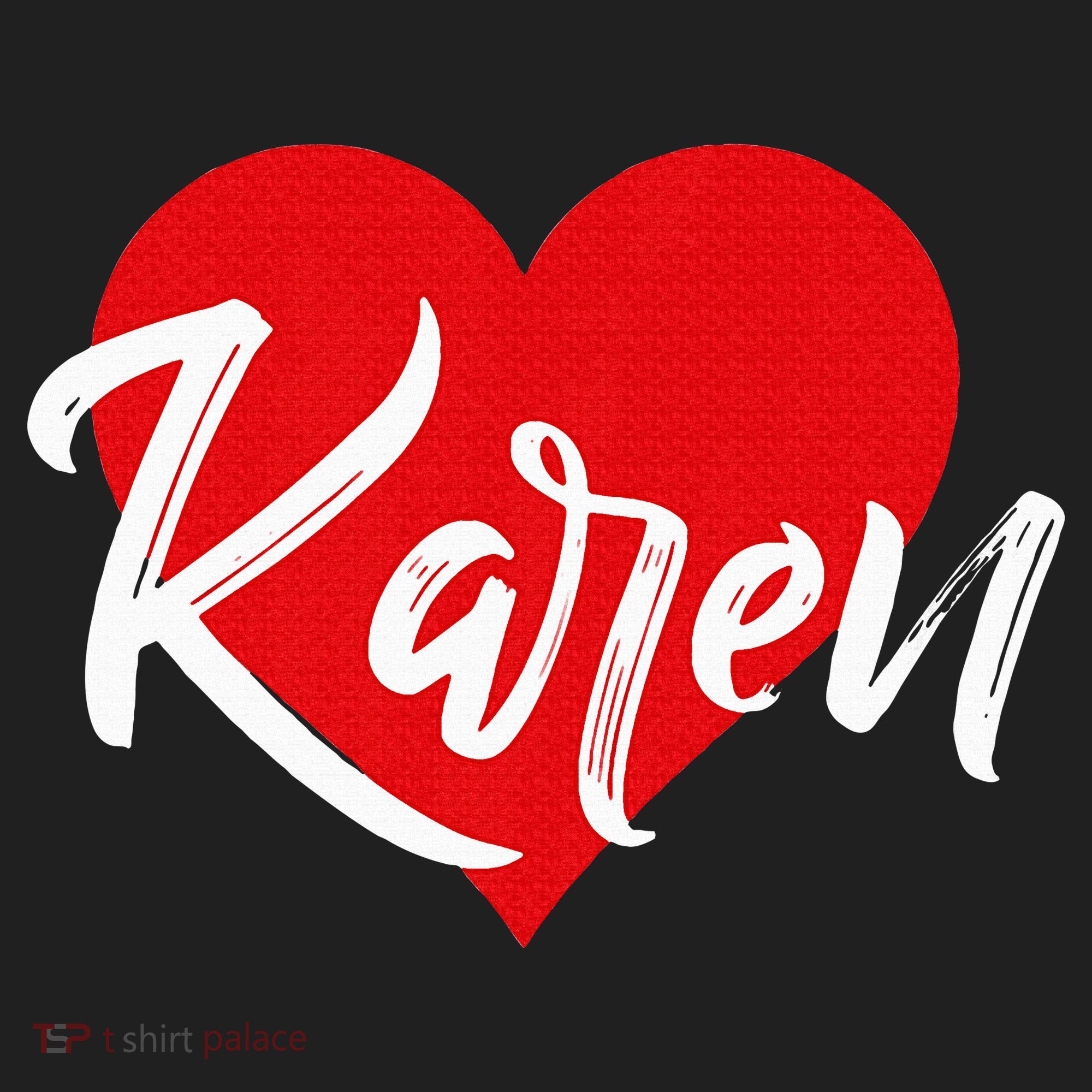 I Love Karen First Name Hat