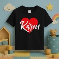 I Love Karen First Name Toddler T-Shirt thumb 3
