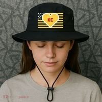 I Love Kansas City Kc Bucket Hat thumb 3
