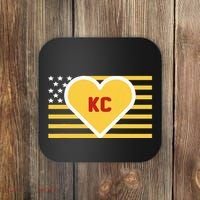 I Love Kansas City Kc Coaster thumb 0