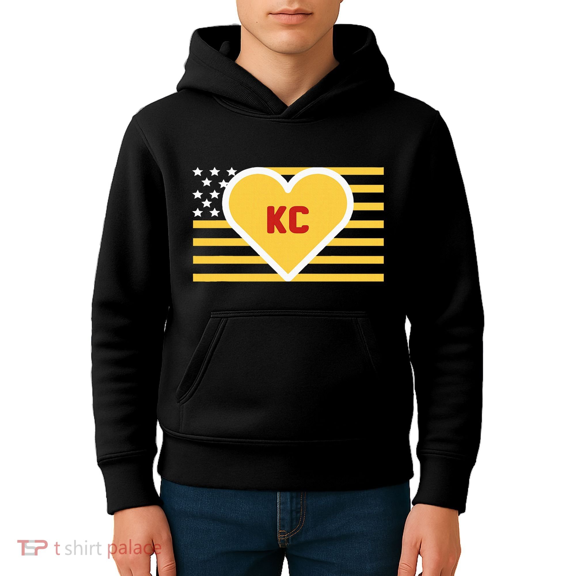 I Love Kansas City Kc Kids Hoodie