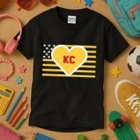 I Love Kansas City Kc Kids T-Shirt thumb 3
