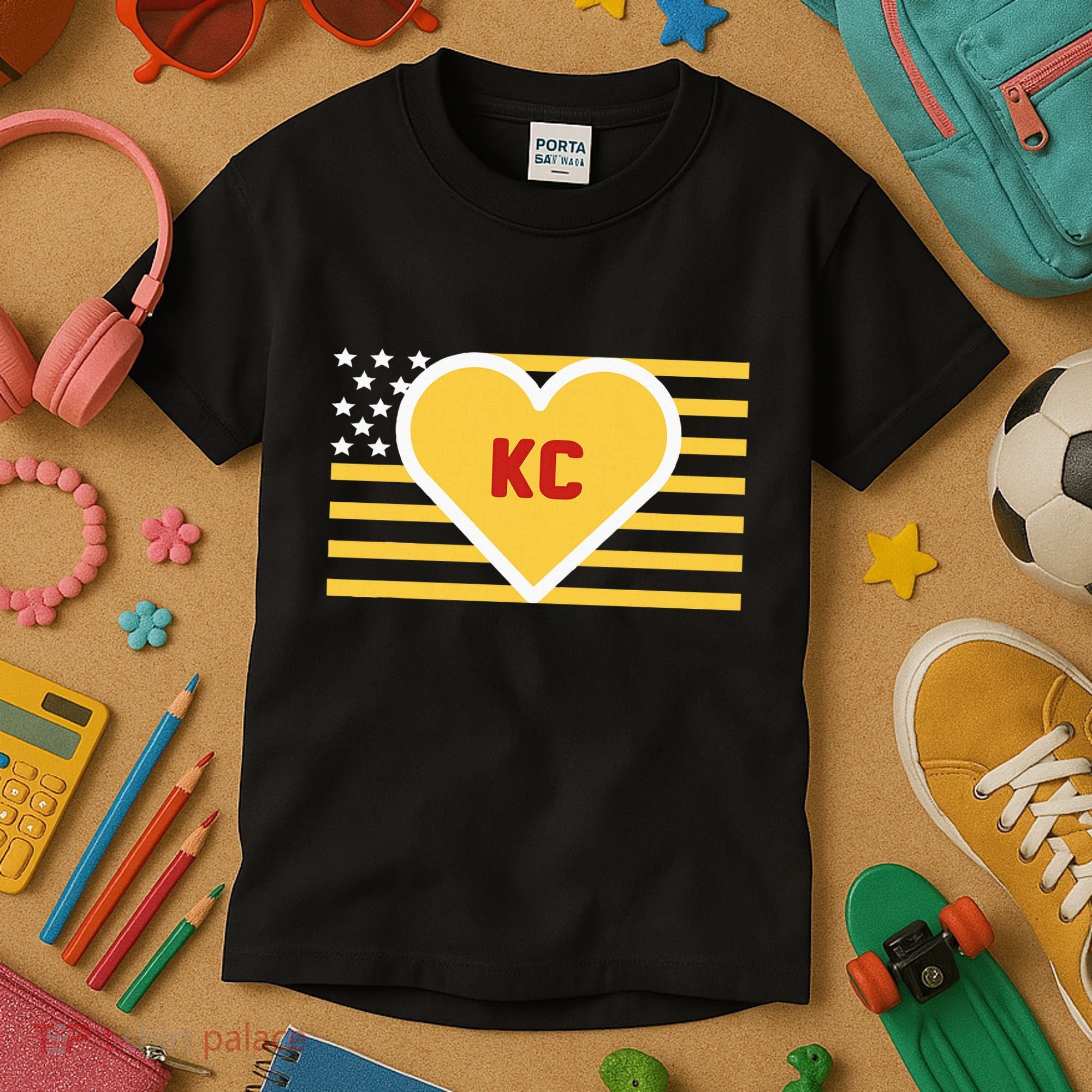 I Love Kansas City Kc Kids T-Shirt