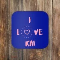 I Love Kai I Heart Kai Fun Kai Coaster thumb 0