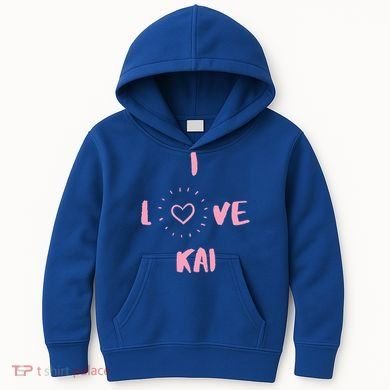 I Love Kai I Heart Kai Fun Kai Kids Hoodie