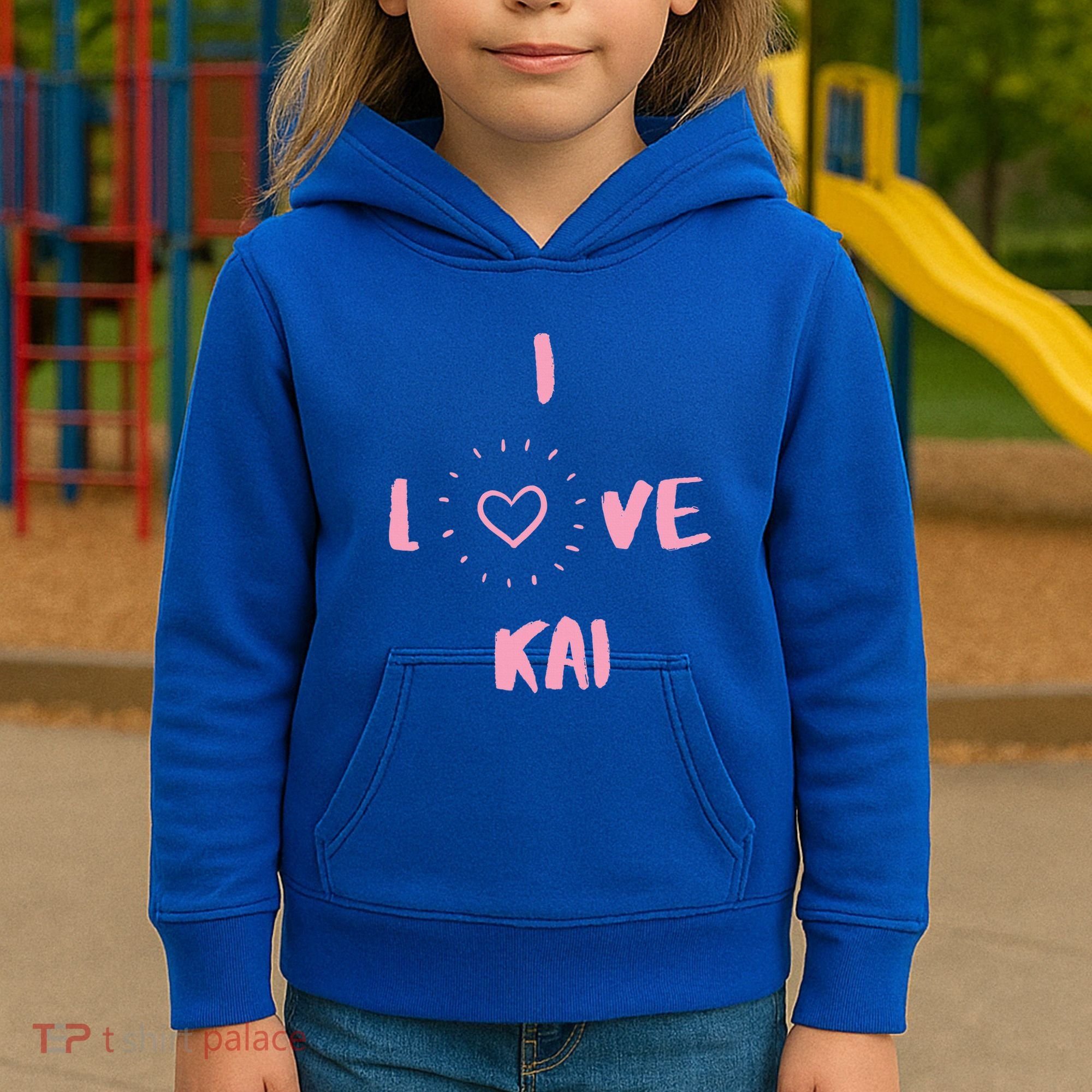 I Love Kai I Heart Kai Fun Kai Kids Hoodie