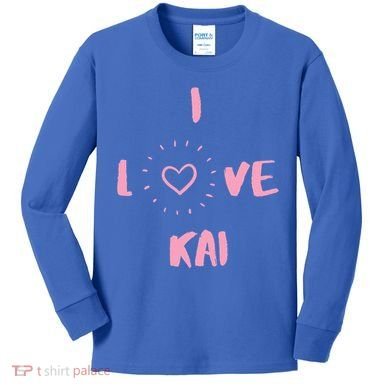 I Love Kai I Heart Kai Fun Kai Kids Long Sleeve Shirt