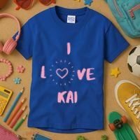 I Love Kai I Heart Kai Fun Kai Kids T-Shirt thumb 3