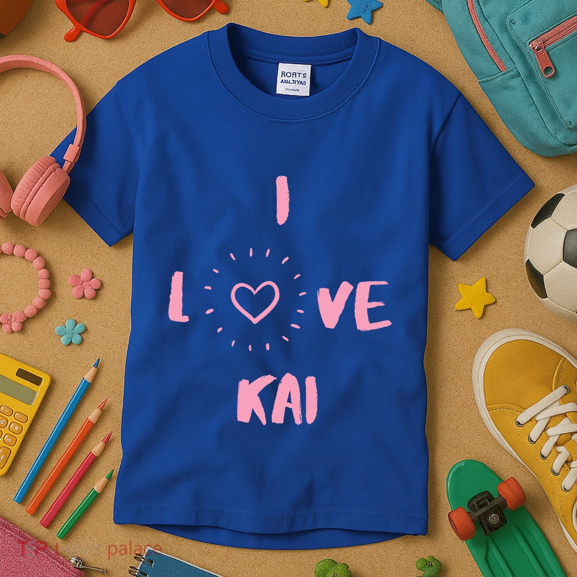 I Love Kai I Heart Kai Fun Kai Kids T-Shirt